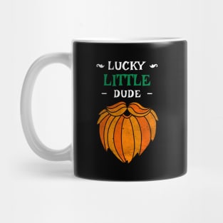 Lucky Little Dude Saint Patricks Day Irish Holiday Gifts, Cute Green Shamrocks Outfit Mug